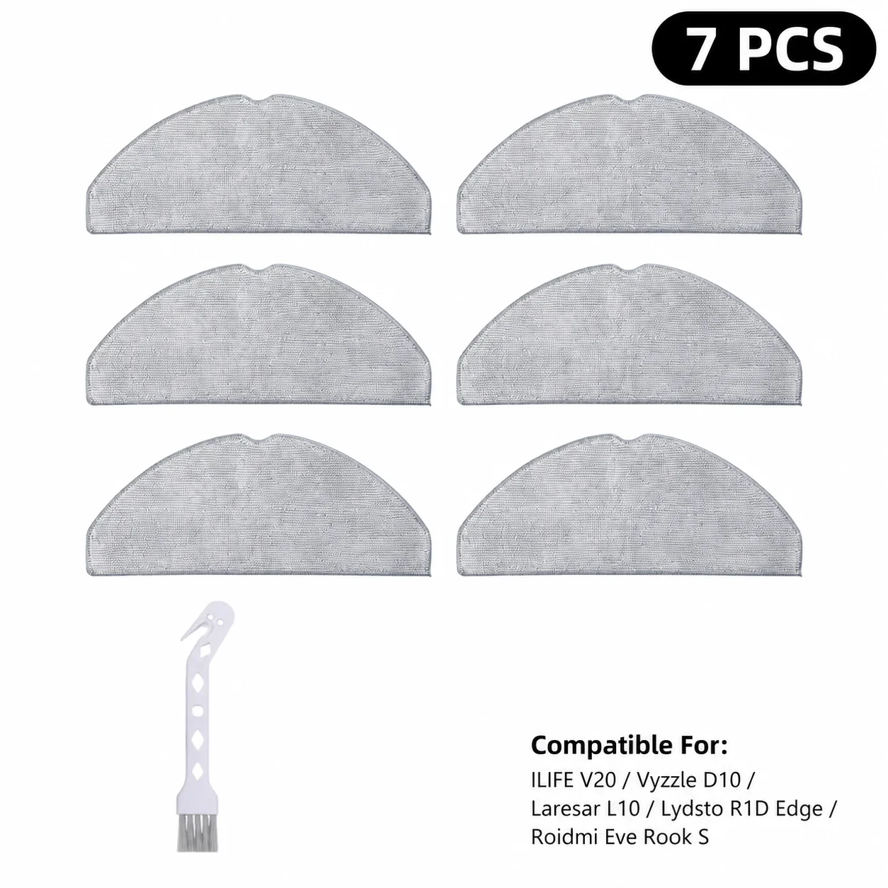 Vervangende onderdelen voor Xiaomi ILIFE V20 / Vyzzle D10 / Laresar L10 / Lydsto R1D Edge / Roidmi Eve Rook S robotstofzuigers