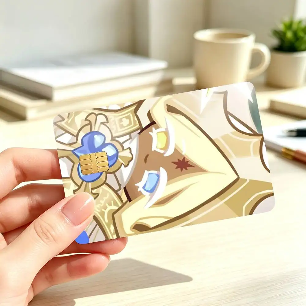 Pure Vanilla C-Cookie Credit Card HD Stickers Game Card Decal Small Chip Waterproof Sticker