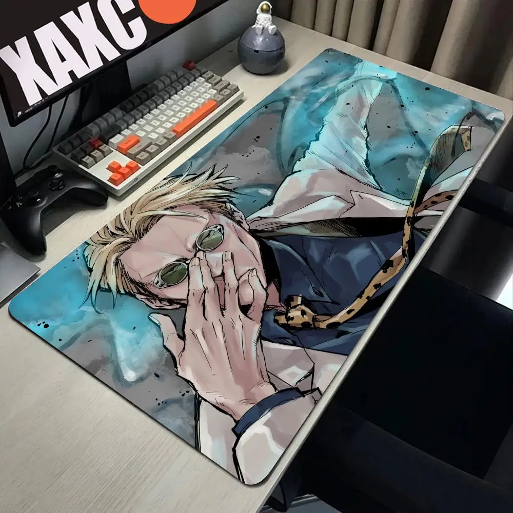 Handsome Characters in Anime K_Kento N_Nanami Mouse Pad New PU Leather Mouse Kawaii Pad Waterproof Home Office Control Desk Pad