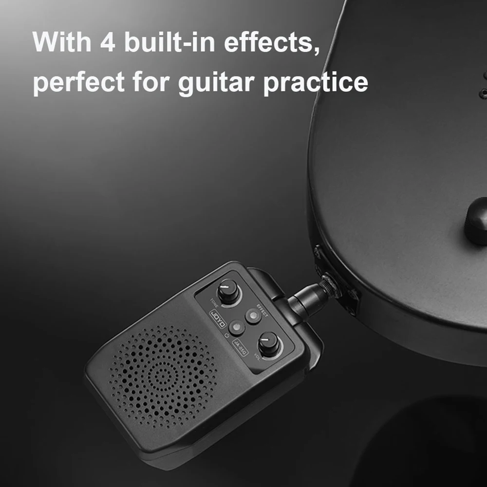 JOYO JA-05G Guitar Mini Amplifier Portable Amp Speaker Built-in 4 Effects Speaker Suit For Home Guitar Practice Work Parts