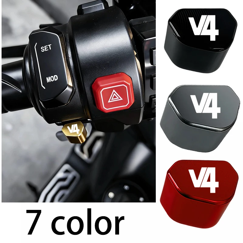 

Для мотоциклов Ducati Panigale V4, Panigale V4S, Multistrada V4S, V4: Кнопка переключения поворотов с ЧПУ, крышка кнопки, аксессуары