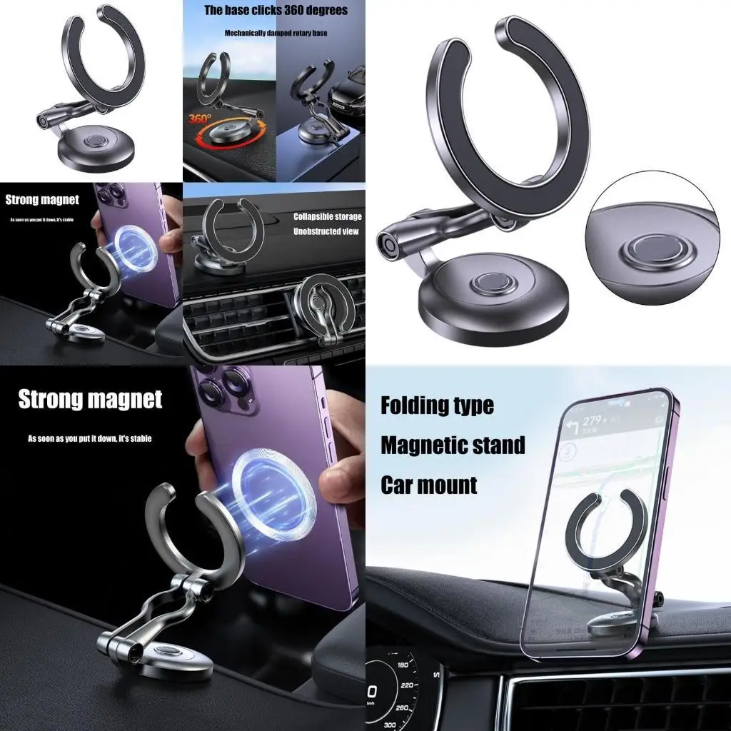 

Y1UB обновляет автомобильное крепление со складной основой, магнитным креплением, алюминиевой автомобильной подставкой для для