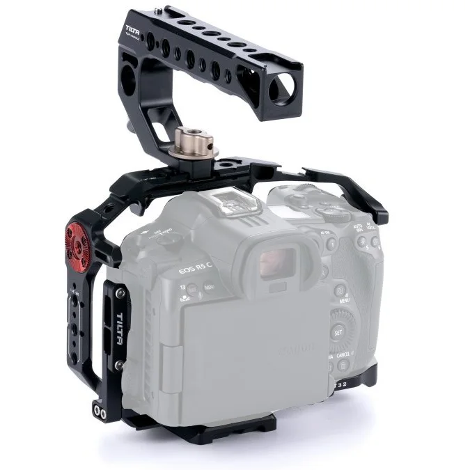 TA-T32-A-B Camera Cage for Canon R5C Basic Kit Black Camera Rig for Canon EOS R5C(No Camera)