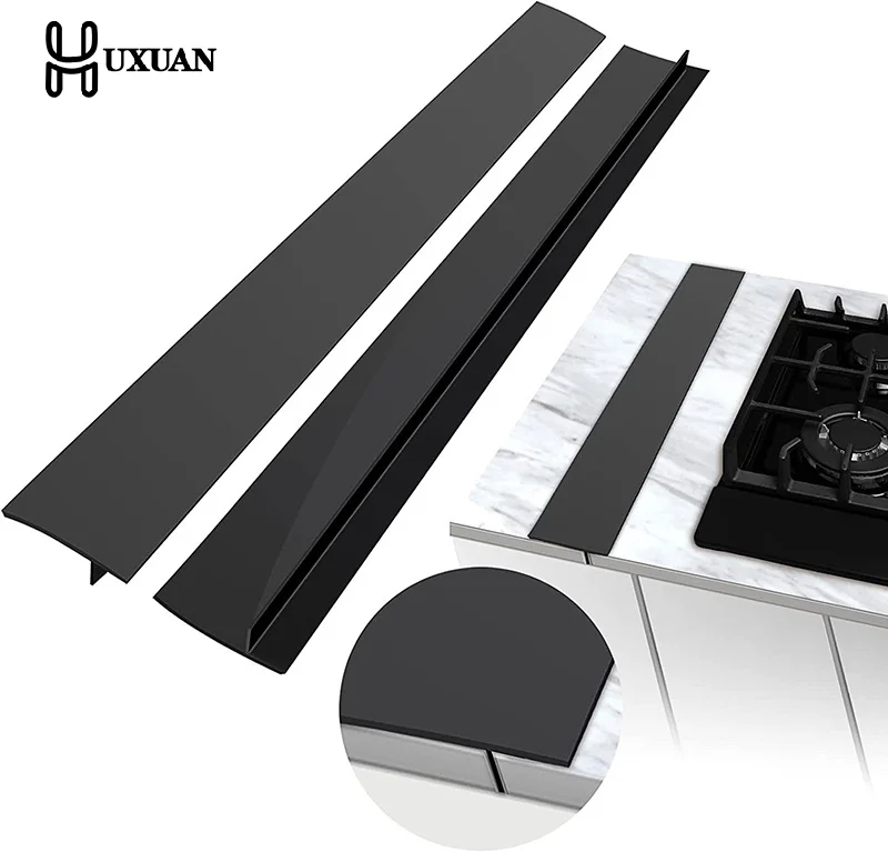 

Stove Counter Gap Cover T-Shaped Silicone Rubber Strip For Kitchen Oil-Gas Slit Filler Heat Resistant Mat Oil Dust Water Seal