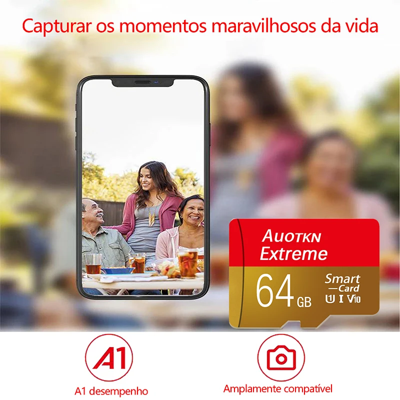 Micro Drive Sd Kaart 64Gb 32Gb 16Gb 8Gb Hoge Snelheid Geheugenkaart Klasse 10 8 16 32 64Gb Flash Kaart C10 Mini Sd Tf Kaart Voor Mobiele Telefoon