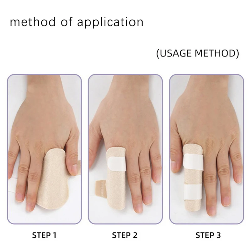 Manicotto di fissaggio del dito regolabile protezione per frattura del dito tutore per stecca recupero di lesioni protezione ortopedica stabilizzatori per il pollice