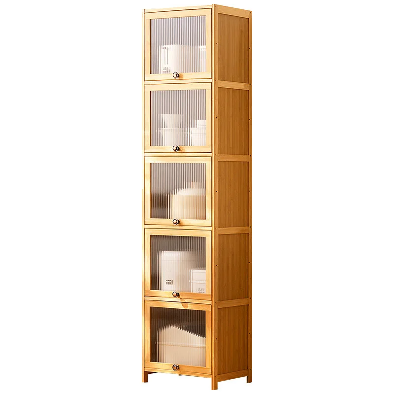 

Household kitchen tea cabinet living room wall storage cabinet multi-function