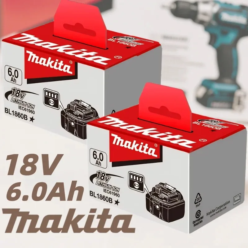 

【026】Аккумулятор и зарядное устройство для шуруповерта Makita BL1860 BL1850B BL1850 BL1840 BL1830, 18В, сменные батареи для электроинструментов.】