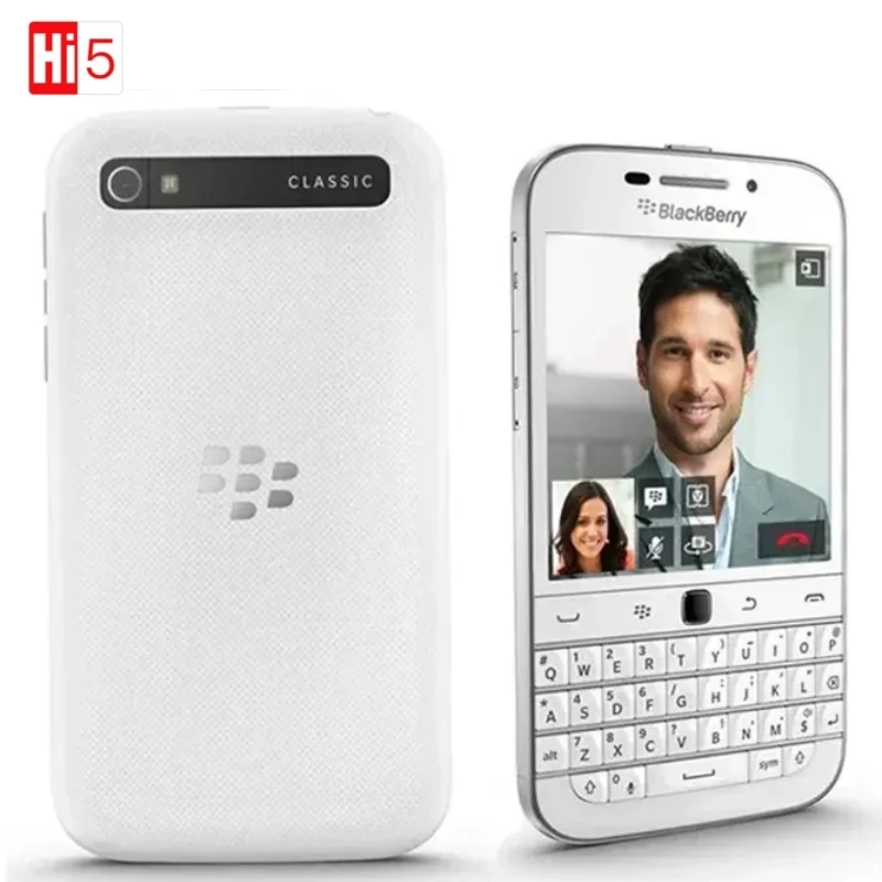 BlackBerry Classic Q20 4G LTE 3,5 дюйма, 2 ГБ ОЗУ, 16 ГБ ПЗУ, 8 МП + 2 МП, Wi-Fi, GPS, двухъядерный, BlackBerry-OS MP3, оригинальный смартфон