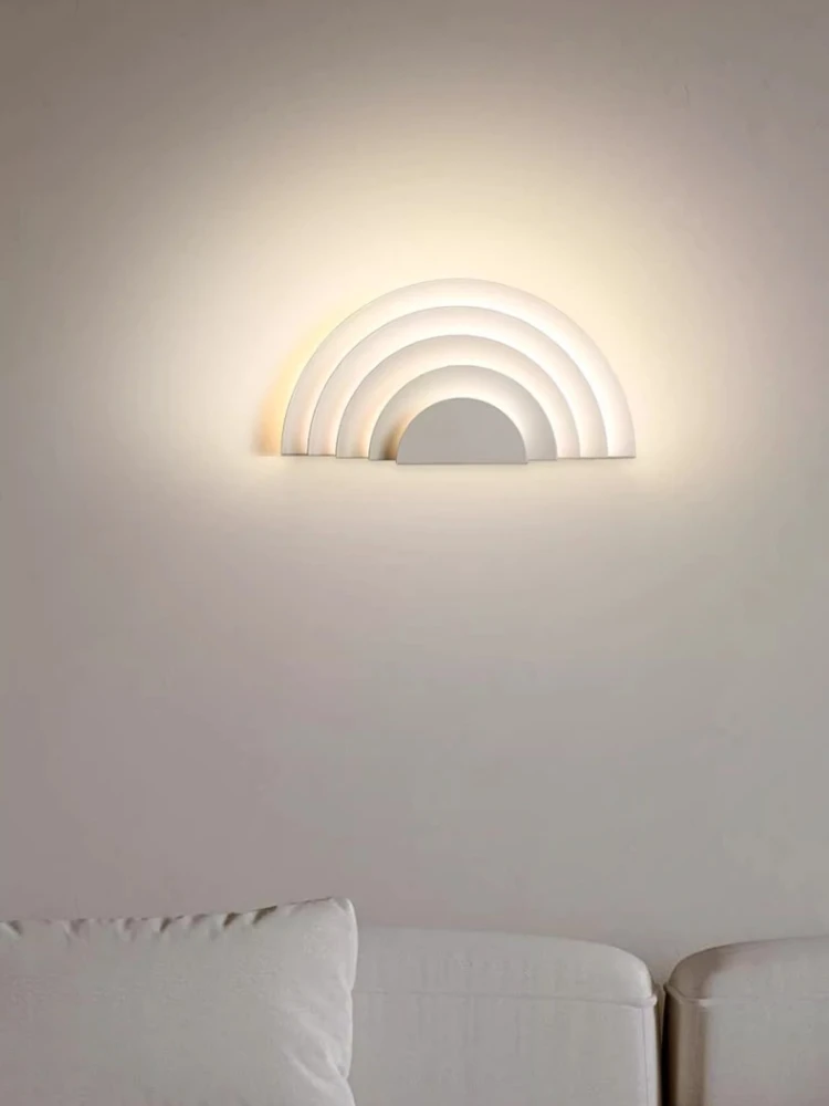 danish-designer-fan-shaped-wall-lamp-white-creative-layered-led-wall-light-parlor-bedroom-bedside-study-hallway-home-decor-lamps
