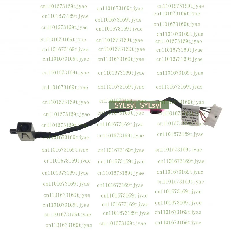Notebook para dell inspiron 5551 5558 5559 5555 5455 5458 3559 laptop power jack com cabo pc kd4t9 0kd4t9 dc30100ui00 dc30100vv00