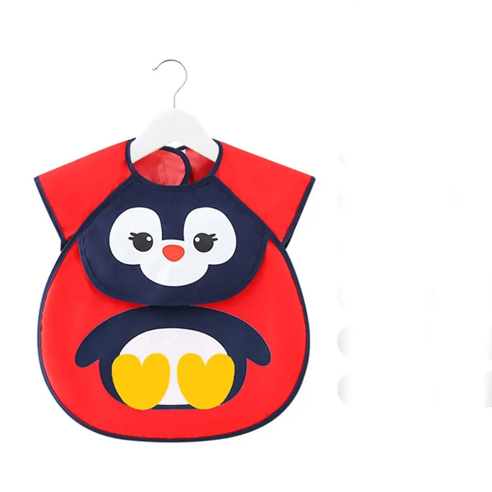 

Anti-dirty Penguin Waterproof Animal Pattern Saliva Towel Burp Apron Baby Coverall Baby Stuff Baby Eating Artifact Baby Bib