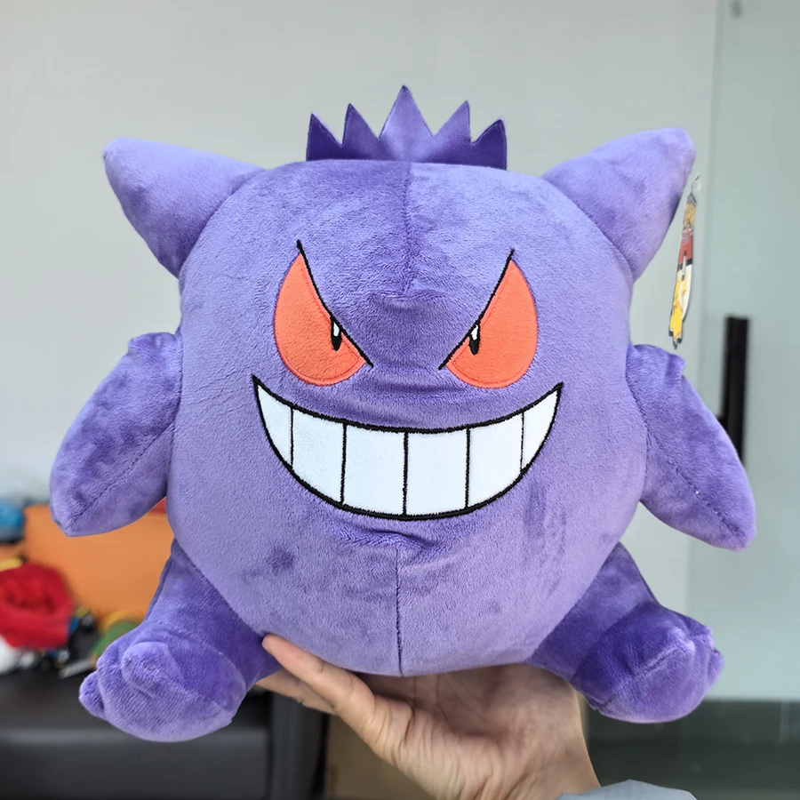 

25cm Original New Pokemon Gengar Peluche Stuffed Animals Toy Pokemon Toy Cute Cartoon Pikachu Plush Doll Soft Doll