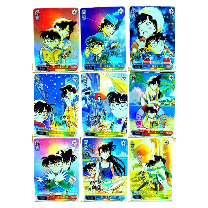 Anime Goddess Story DIY ACG Tabletop Game Laser Cards Mouri Ran Serena Sebastian Toys for boys Collectible Card Birthday Present