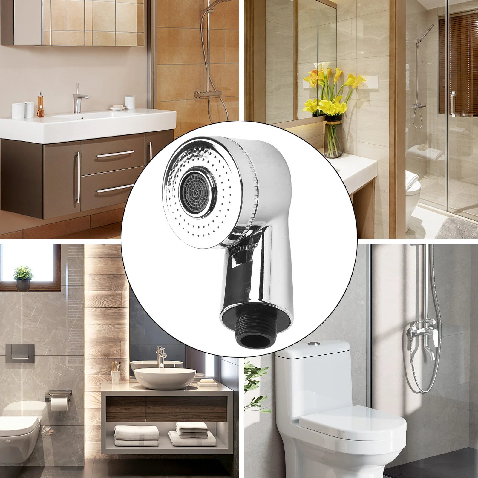 Shower Head Shower Head G1/2 Interface No Rust Plastic Resistance For Barbershop Shampoo Bed  Shower Head Shower
