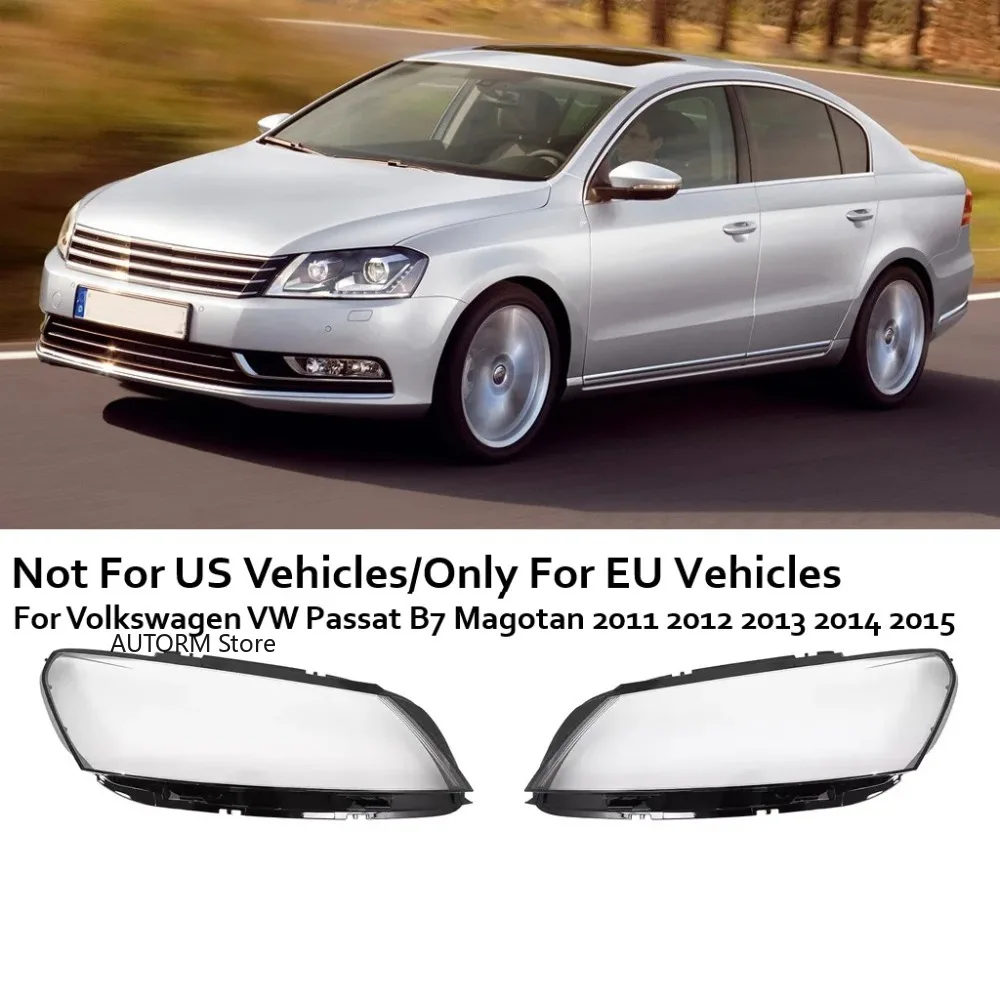 

Левая/правая передняя фара автомобиля, прозрачная крышка для VW Magotan B7 B7L 2011 2012 2013 2014 2015, крышка объектива фары, абажур