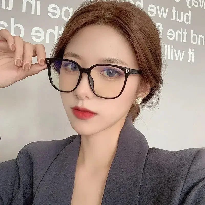 Big Sizes Finished Myopia Glasses Trendy Anti-reflective Optical Computer Minus Eyewear Unisex Nearsighted Diopter 0 To -6.0