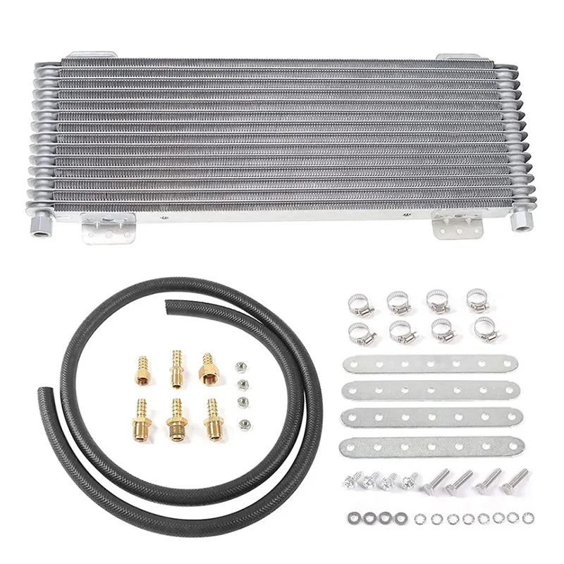 Universal Condenser Auto Parts Transmission Oil Cooler with Installation Accessories Cooling and Cooling Network