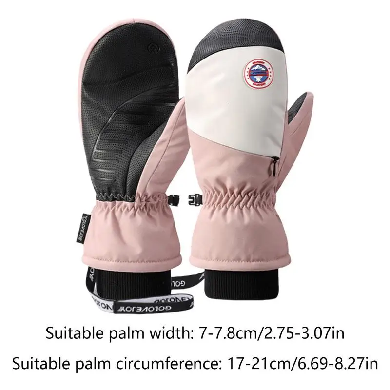Ski Gloves Snowboard Gloves Waterproof Winter Warm Gloves Cold Weather Touchscreen Mittens For Men Women Skiing Snowboarding