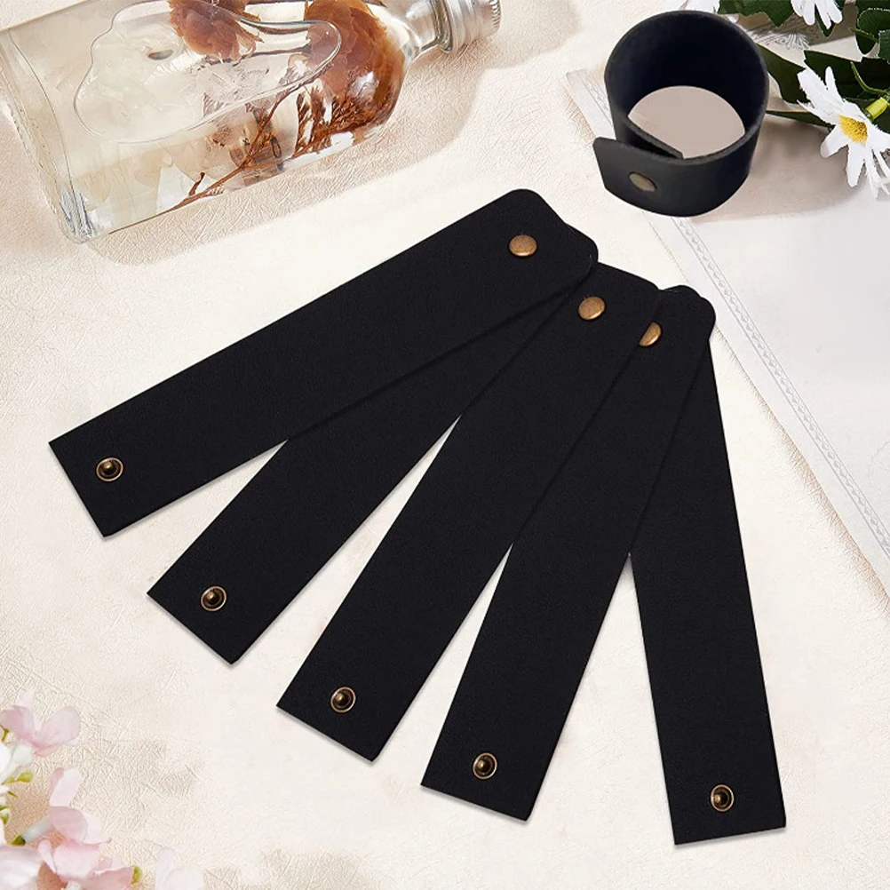 

12 Pcs Napkin Rings Modern Gold Pu Bow Fall Cloth Hotel Table Bands Vintage Holder For Cloth Napkins Decor