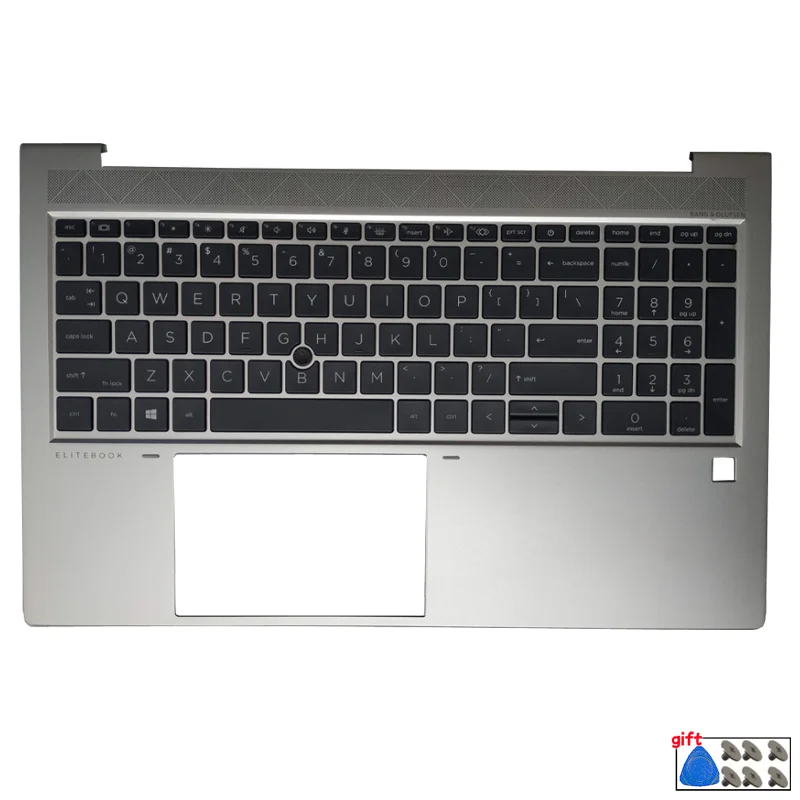 New For EliteBook 750 755 G7 G8 850 855 G7 G8 US/UK/IT/SP/FR/LA Keyboard With Backlit Palm Rest SC Interface Cover Computer Part