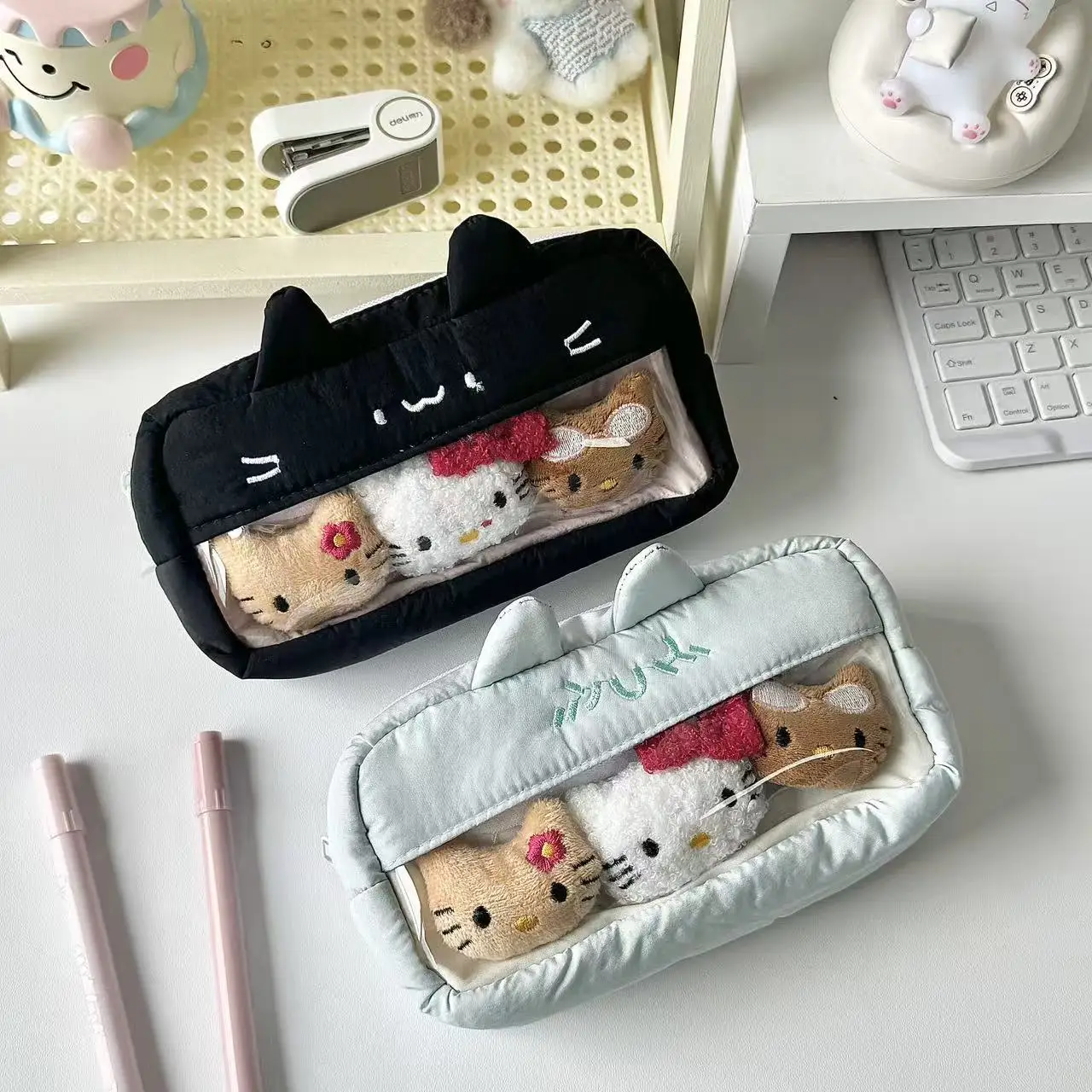 

Kawaii Sanrio Hello Kitty Messenger Bag Cute Anime Cute Iittle Pain Bag Holiday Gift