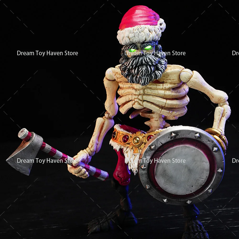 ‌In Stock Original 1/12 Scale Christmas Skeleton Dungeon Holiday Treasure Box Chest Set 6Inch Action Figure Model Collectible