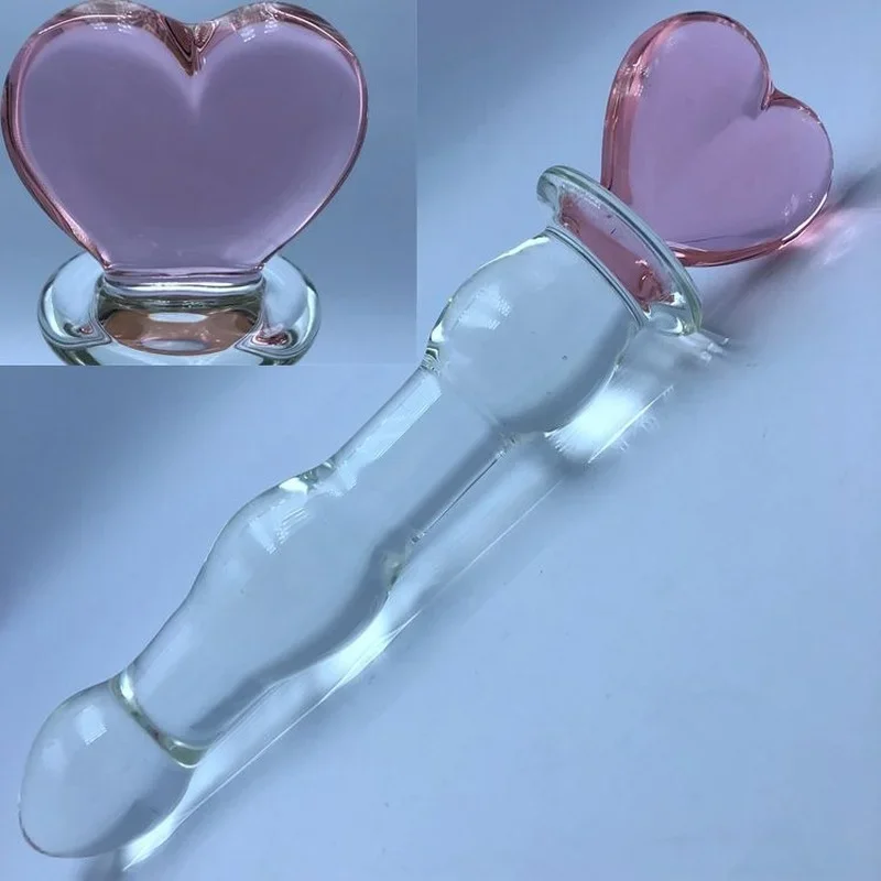 Crystal Glass Anal Plug Vaginal Anus Beads Butt Plug Sexual Toy Adult Dildo for Anal Massage Masturbation Sex Toys for Men Women