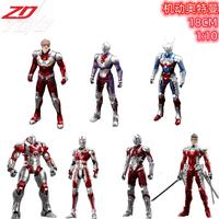 ZD Original Ultraman SUIT Jack SEVEN Gaia Tiga Trigger Decker Orb Z Ace Collect Mecha Ultraman Action Figure Anime Toy For Kids