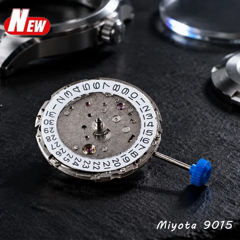 Chinese-Made 9015 Mechanical Movement Ultra Thin 24 Jewels Automatic Self-winding Watchmaker Replacement Mechanism