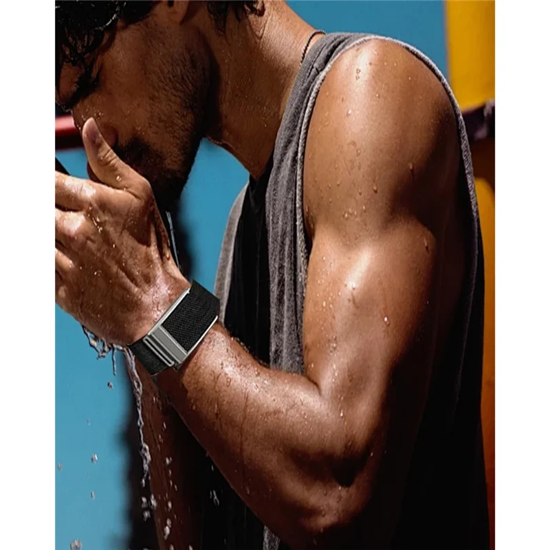 سوار معصم رياضي بديل من النايلون قابل للتنفس لـ Whoop 5.0 Bicep Bands One، Peak and Life-Waterproof Sport Band-AU47 #3