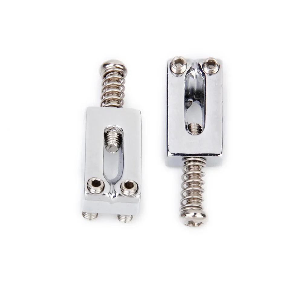 Selles de guitare de remplacement, accessoires de pont Tremolo, argent électrique, 6 pièces