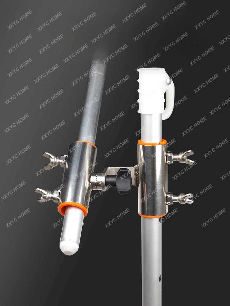 Stainless Steel Crutch Umbrella Converter Fishing Umbrella down Rod Multi-Directional Connector Accessories Cane Umbrella