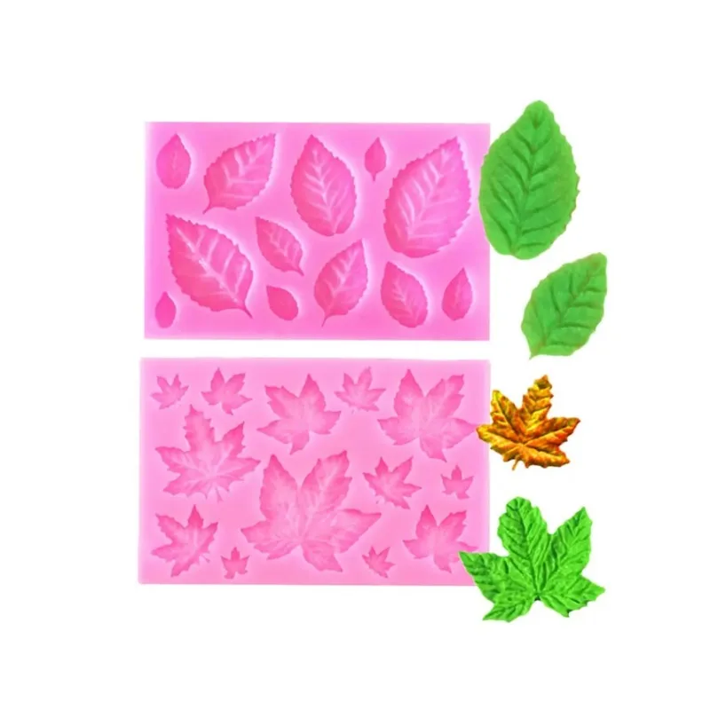 Maple Leaf Shape, Silicone Mold, Diy Sugar Candy Mold, The Leaves Turn Sugar Silicone Mold, Cake Decoration