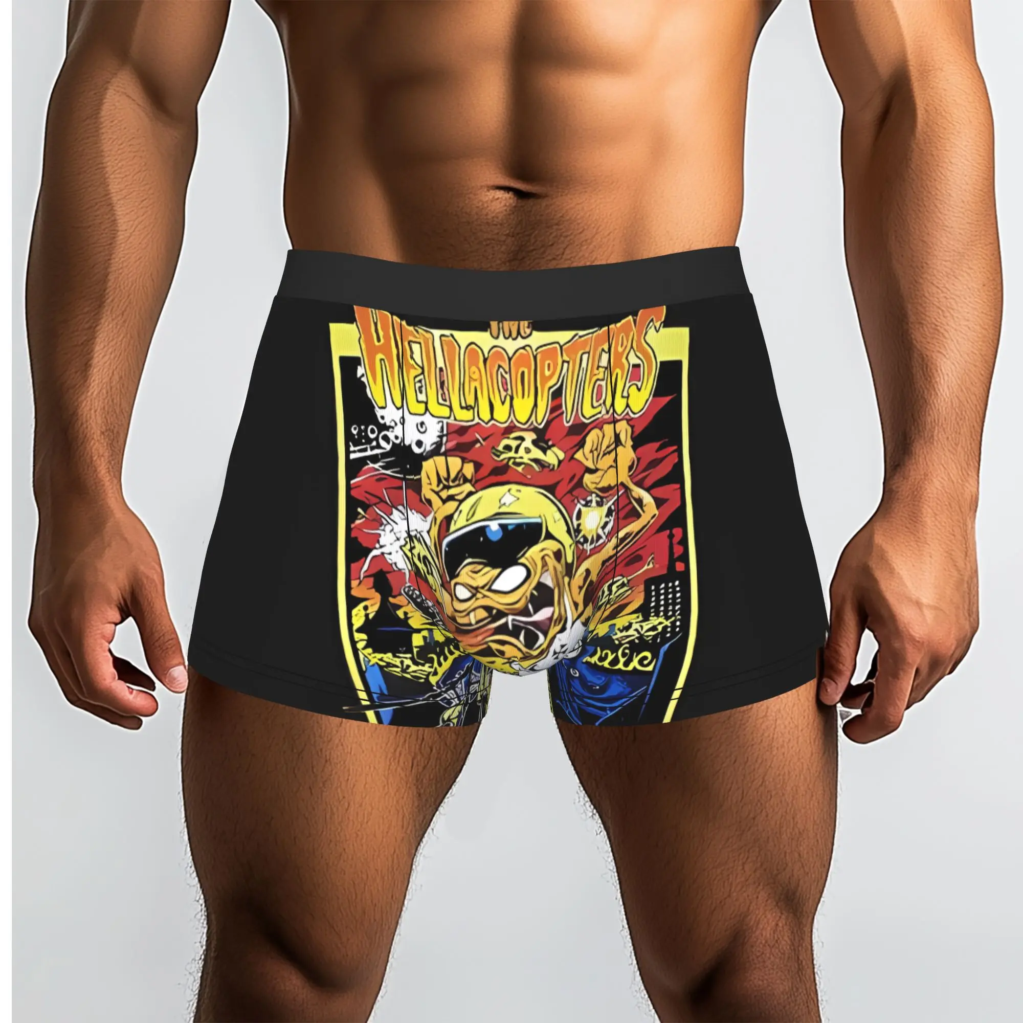 The Hellacopters Hellacopters Underpants Homme Panties Men's Underwear Comfortable Shorts Boxer Briefs
