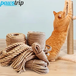 DIY Cat Scratching Post Natural Sisal Rope Cat Scratcher Rope for Cats Sharpen Claw Cat Scratcher Kitten Toys Cat Accessories