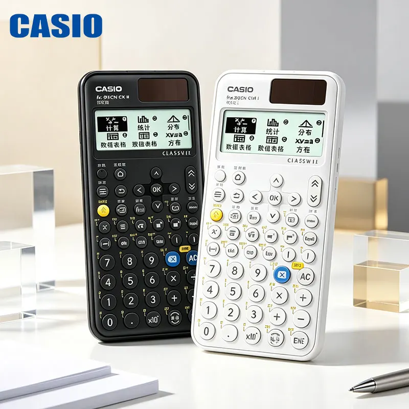 Casio FX-999CN CW/FX-991CN CW/MX-120B/MX-12B Long-lasting battery life scientific calculator - Business data analysis tool
