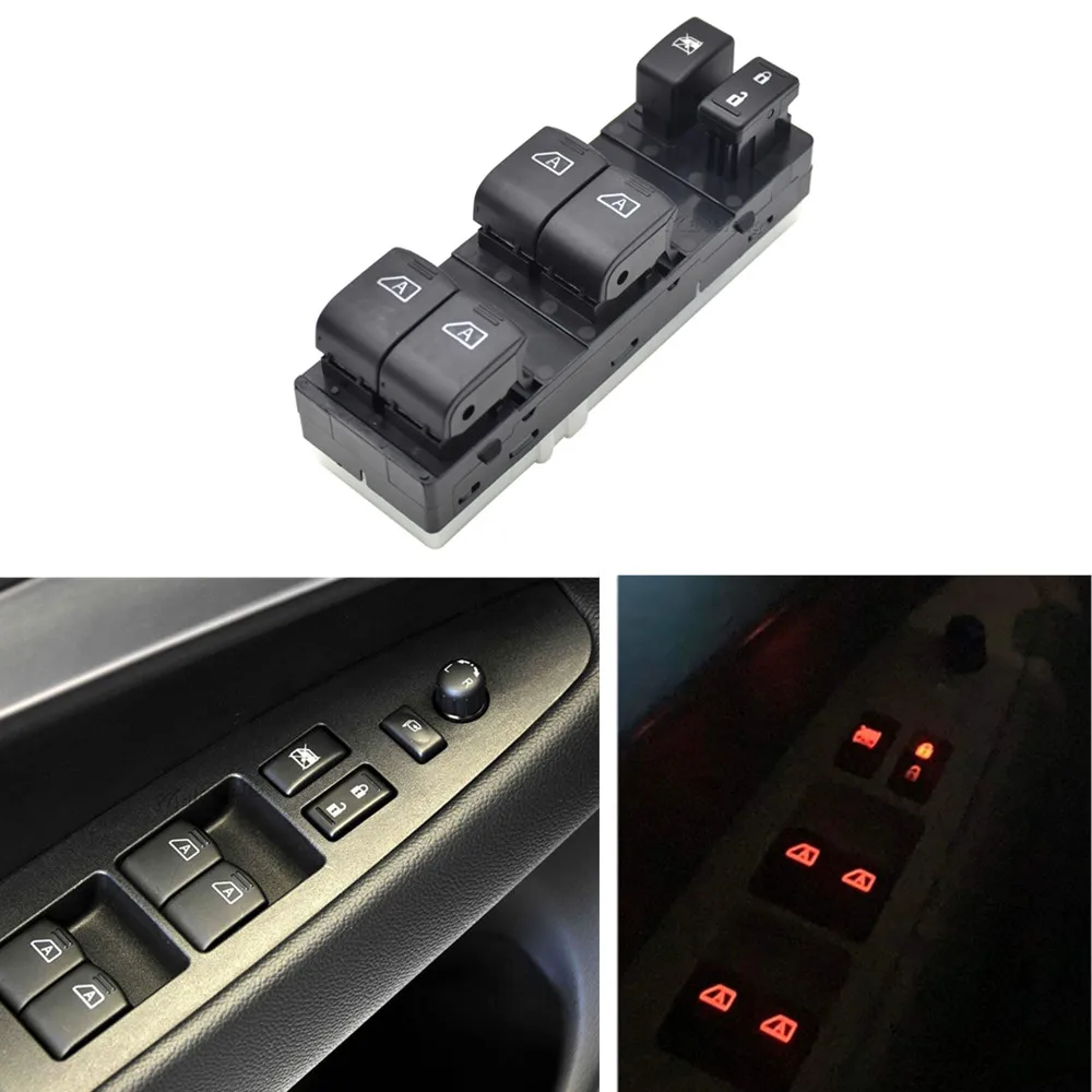 Car styling For Infiniti G35 G37 G25 Q40 07-13 Driver Side Power Window Master Switch Regulator Button 25401-9N00D