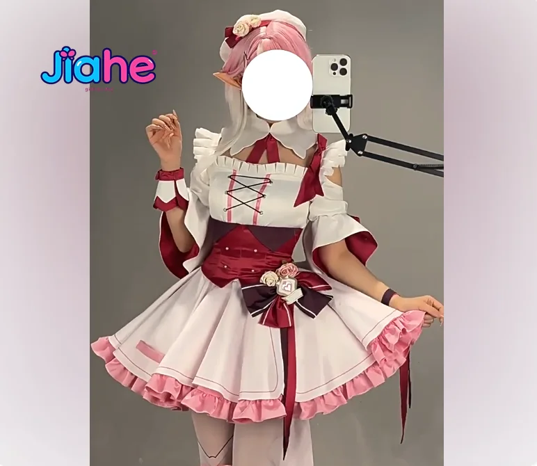 

Elysia Game Honkai Impact 3 ROG linkage Cosplay Costume Girl's new maid uniform Halloween party Lolita Elysia New dress