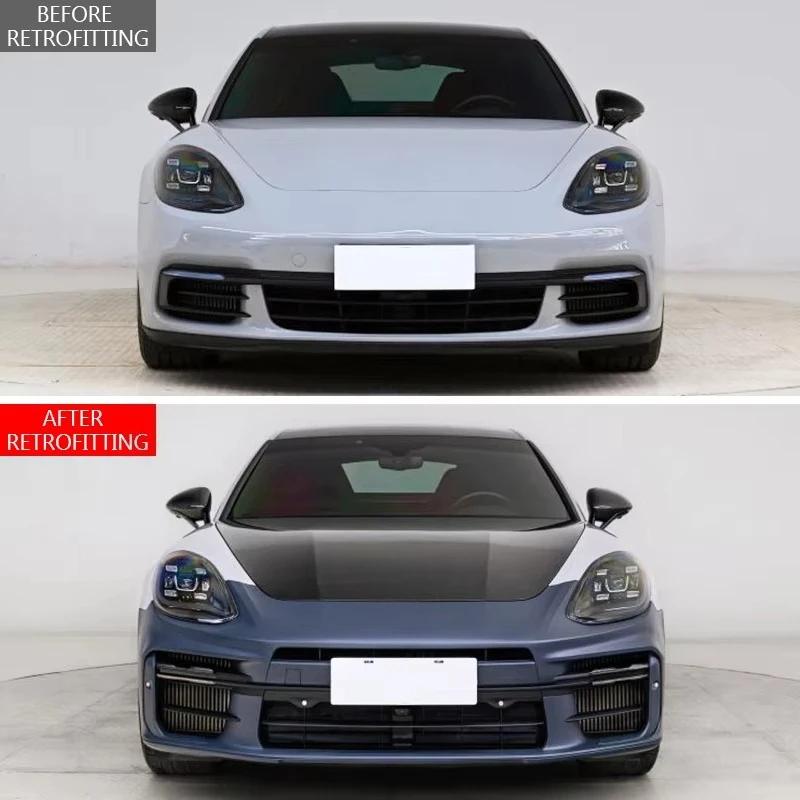 2017-2023 Car Modification Upgrade 2025 976 Turbo Front Bumper Daytime Running Lights for Panamera 971 2