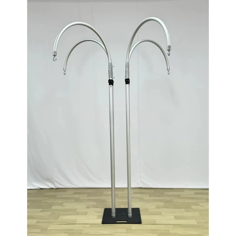 Wedding event decoration stand adjustable height road lead frame wedding hanging bracket