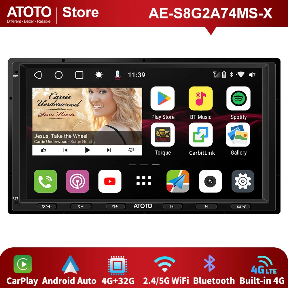 ATOTO S8 7 QLED Android Car Radio with Wireless Android Auto & CarPlay