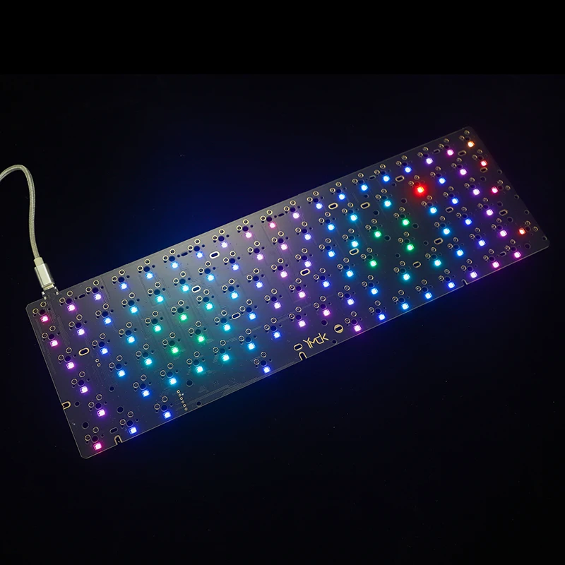 

Hot Swappable Motherboard PCB Custom RGB Backlight Bottom Light QMK Via Melody 96tpye-c Interface Accessories for Gamers