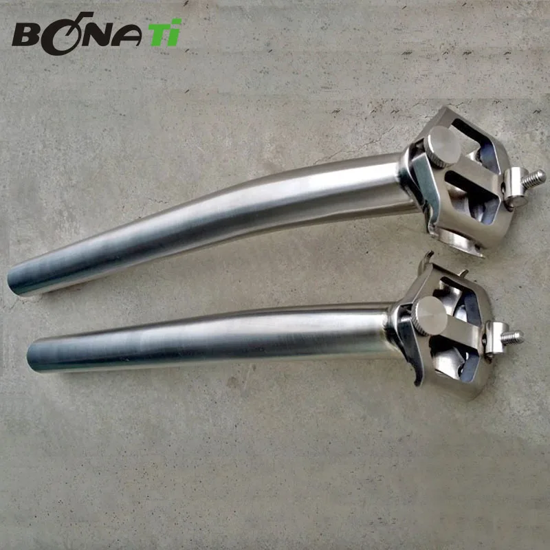 Offset Titanium Seat Tube Seatpost for Gravel Road Bike MTB Bicycle