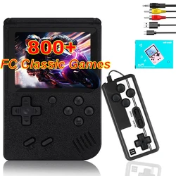 Handheld Game Console 2.8-Inch Retro Gaming Portable Classic Video Games Console with 800 Classic FC Games Support Two Players