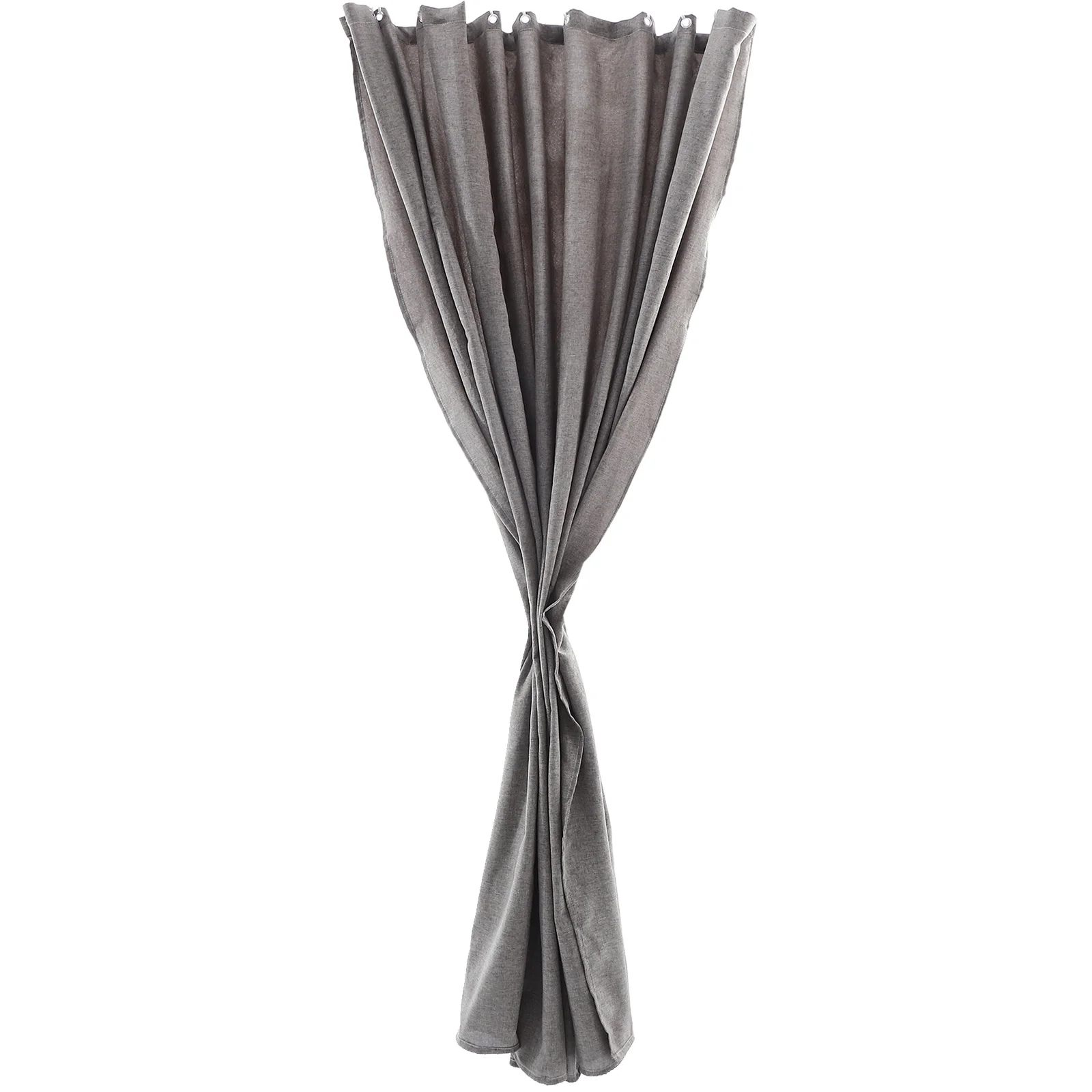 

Linen Shower Curtain Waterproof Thickened Solid Color For Bathroom Home Hotel Dorm Machine Washable Water Resistant Bath