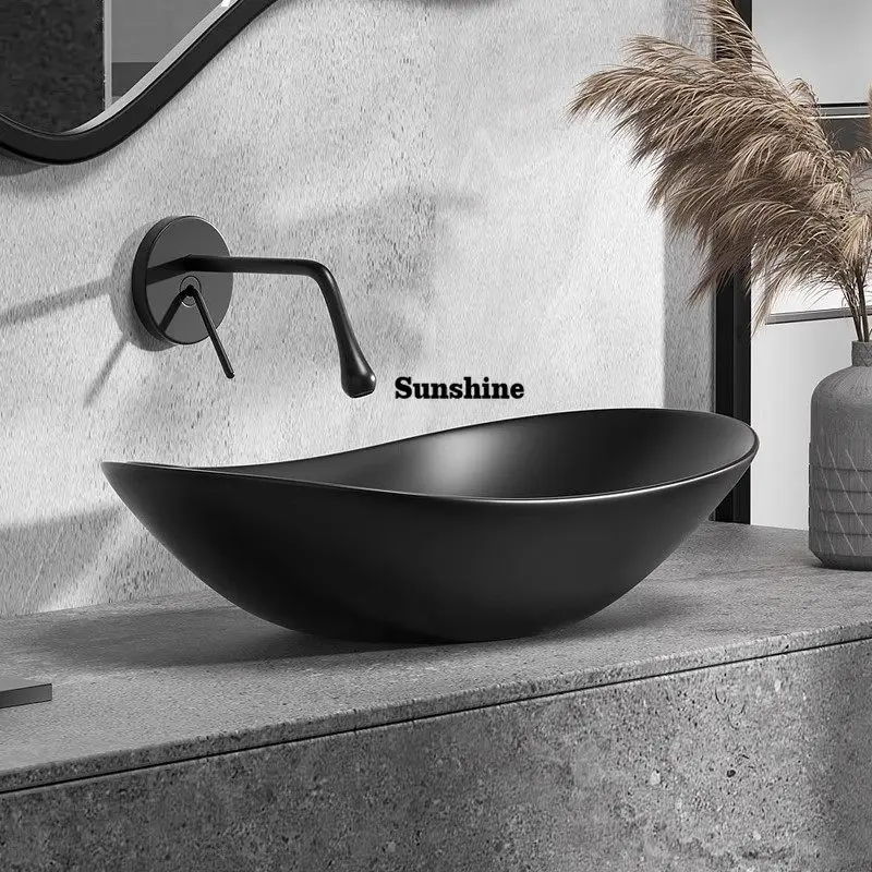 on-stage basin wash basin, ceramic washbasin, bathroom single basin
