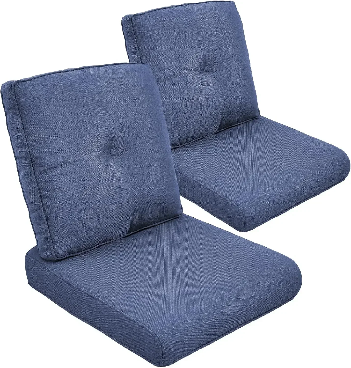 

Outdoor Chair Cushion Set of 2, Waterproof Outdoor Seat Cushions 25x22, Patio Chair Cushions for Outdoor Furniture