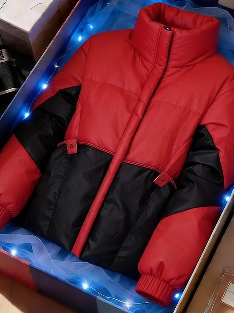 

Корейская теплая женская зимняя куртка-пуховик из хлопка, длинная, модная, повседневная, для комфортного ношения