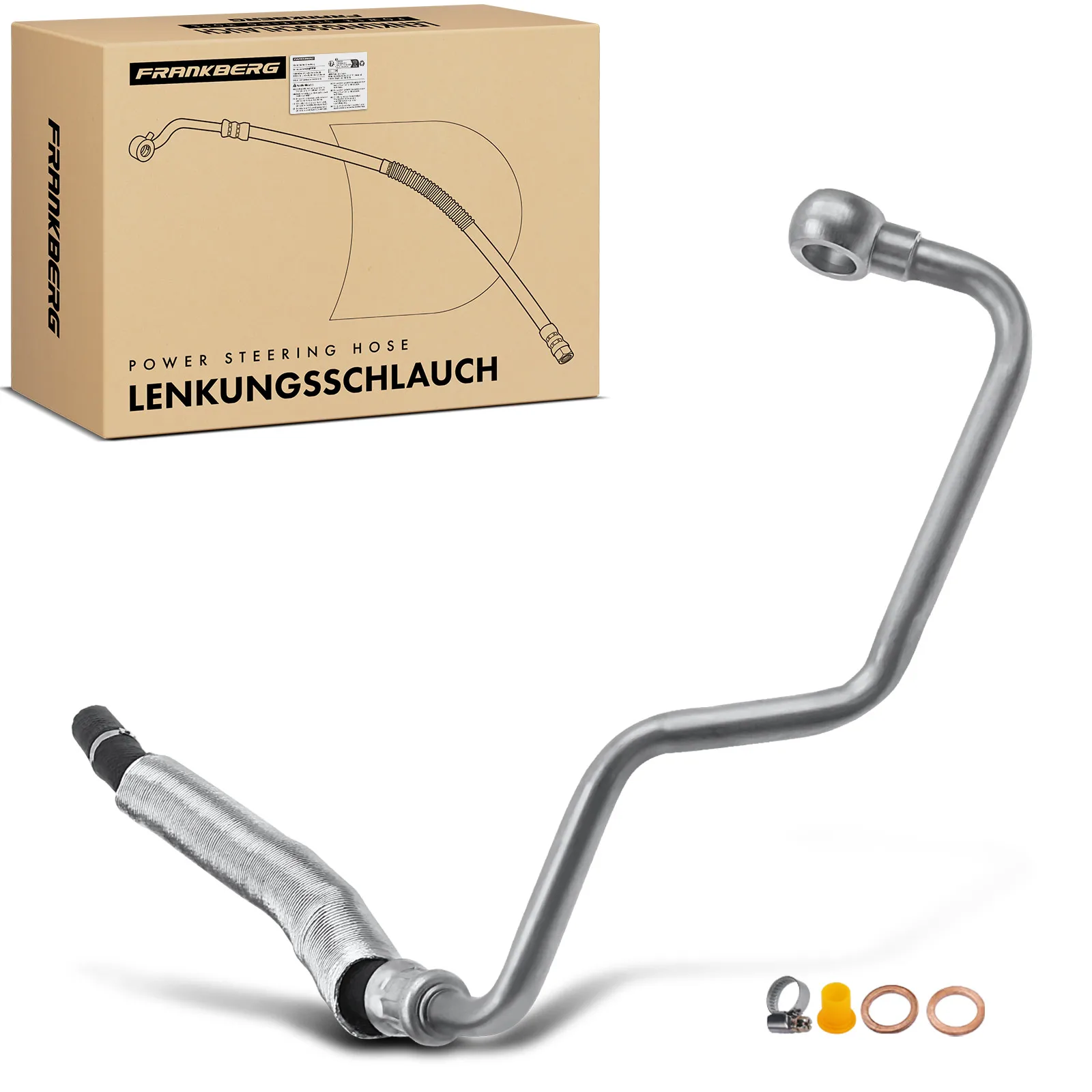 Frankberg 1x Ausgleichsbehälter Schlauch für Mini R50 R53 Cabriolet R52 1.6L 2001-2007 3403750 32416754459 32416781744